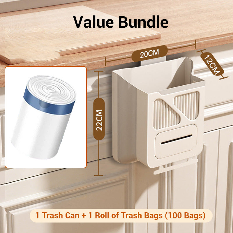 Foldable Hanging Kitchen Trash Can