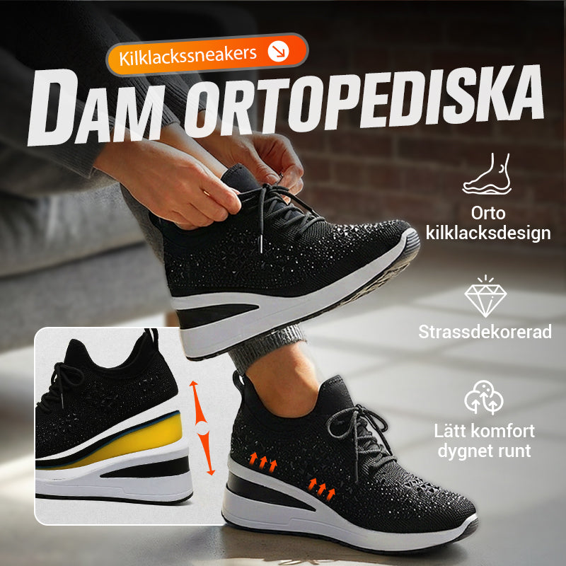 Stylish Breathable Strass Sneakers