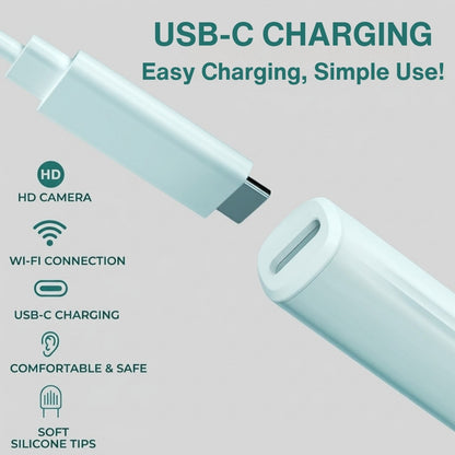 EarScope360 — Smart Ear Cleaning with HD Camera + 360° Precision Tip!
