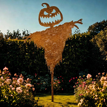 Pumpkin Scarecrow Silhouette