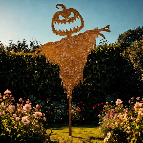 Pumpkin Scarecrow Silhouette