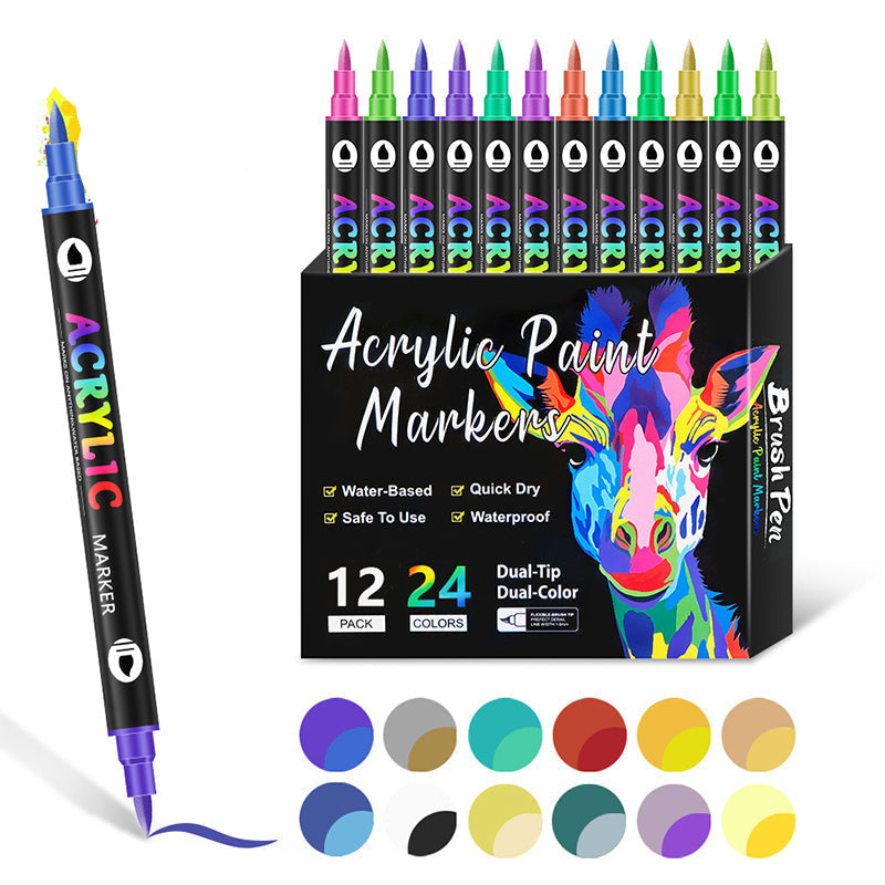 VividFlow Acrylic Markers