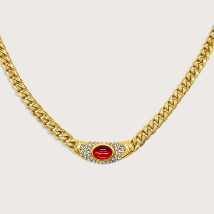 Bella Red Carnelian Necklace