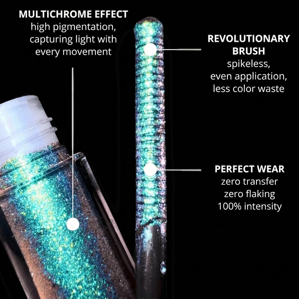 LushGleam Color-Shift Mascara Topper