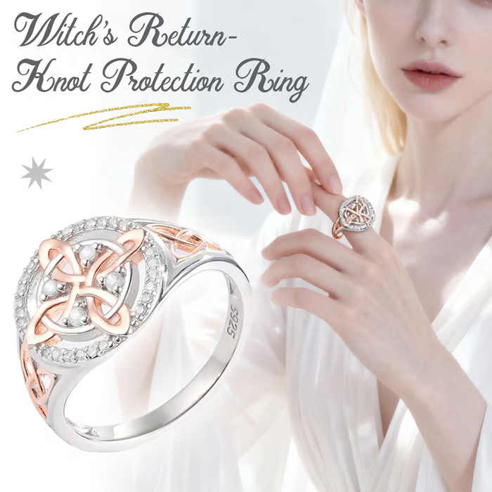 Moonbound Knot Protection Ring