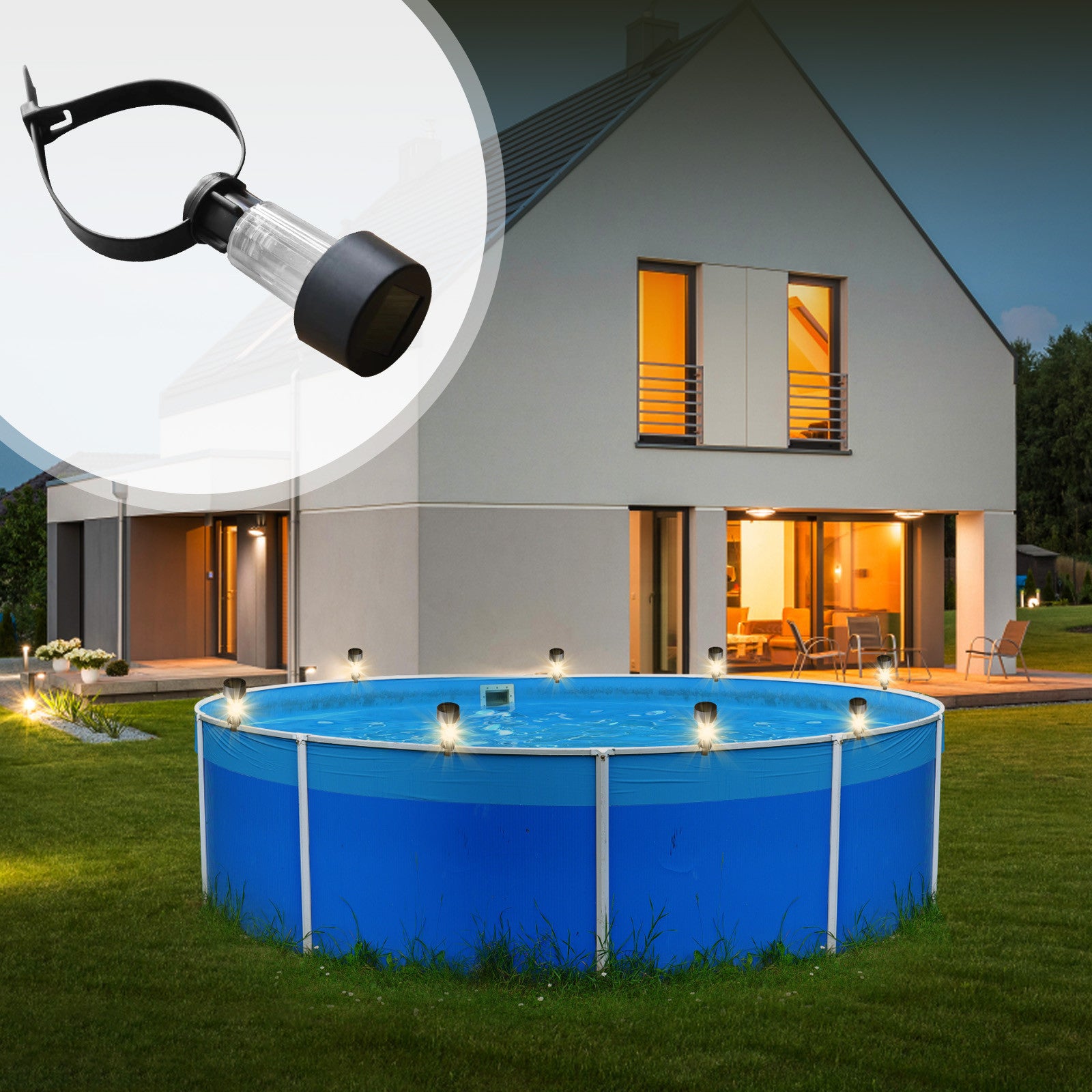 GlowPool Solar LED Lights