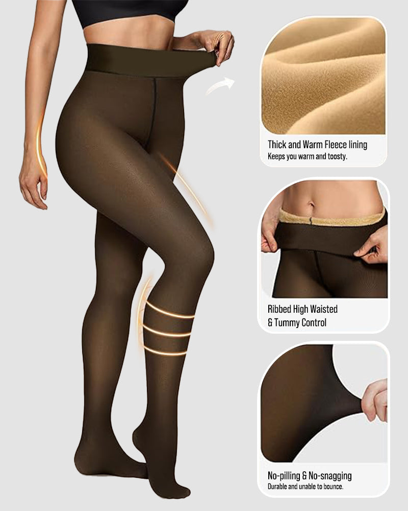 FrostKiss Fleece Full-Footed Tights