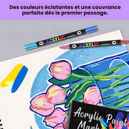 VividFlow Acrylic Markers