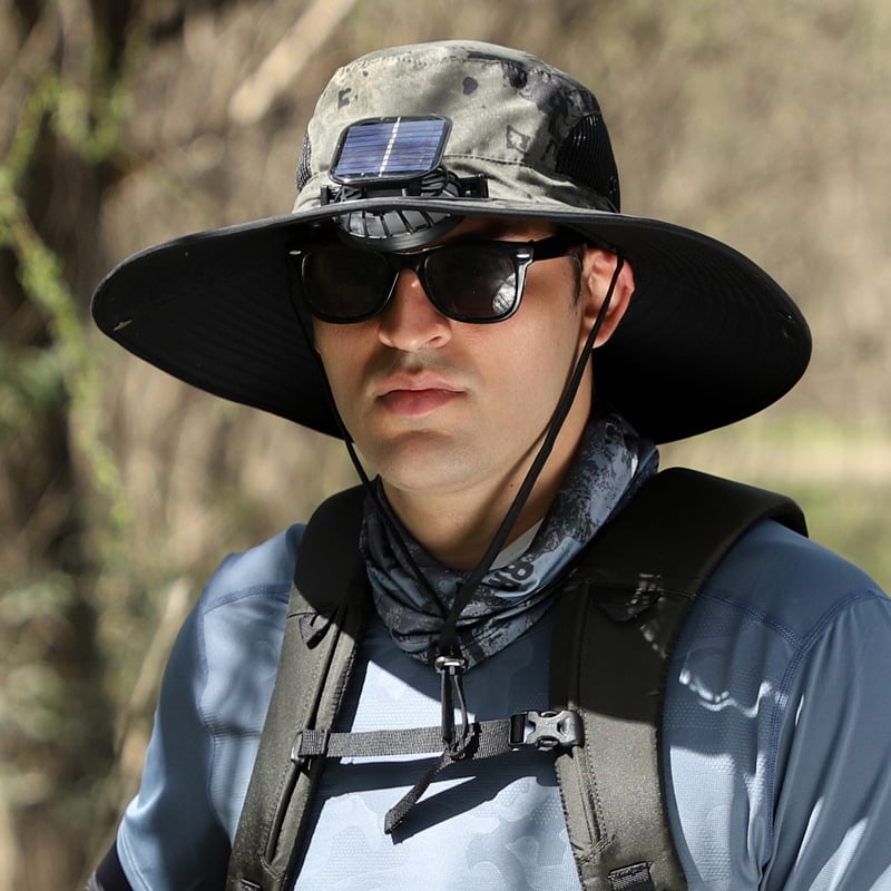 Solar Fan Hat - Unisex Outdoor Fishing