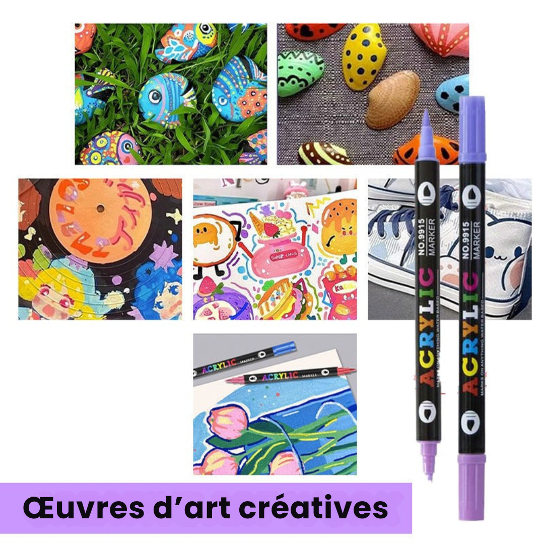 VividFlow Acrylic Markers