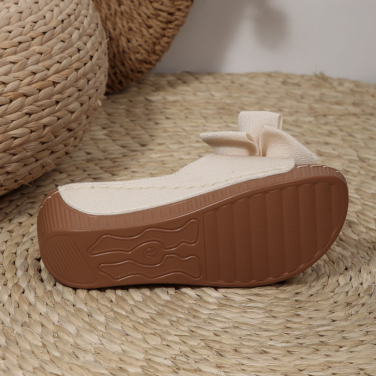 Women's Peep-Toe Wedge Slide Sandals