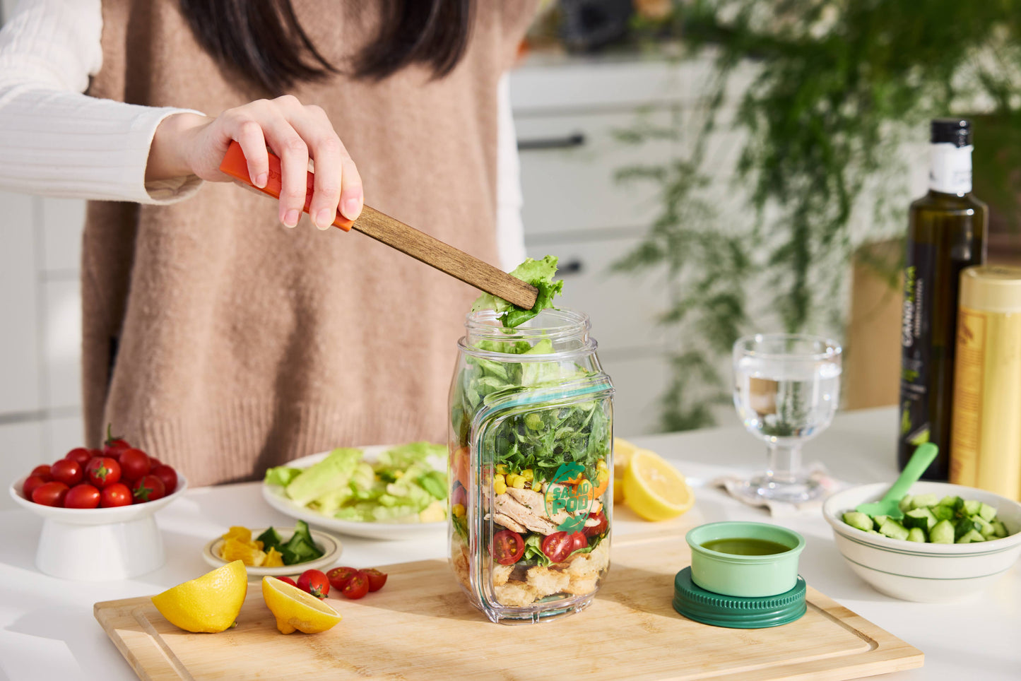 MealPod Portable Salad Jar