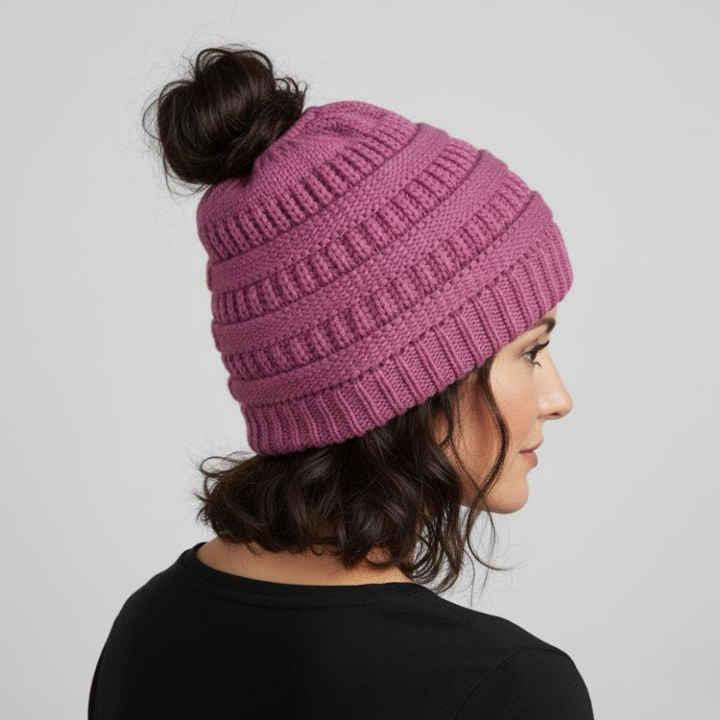 TopSlip Ponytail Beanie