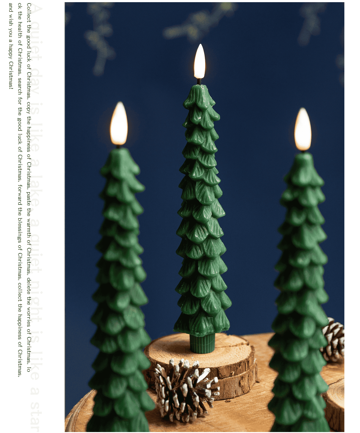 SparklePine LED Candles
