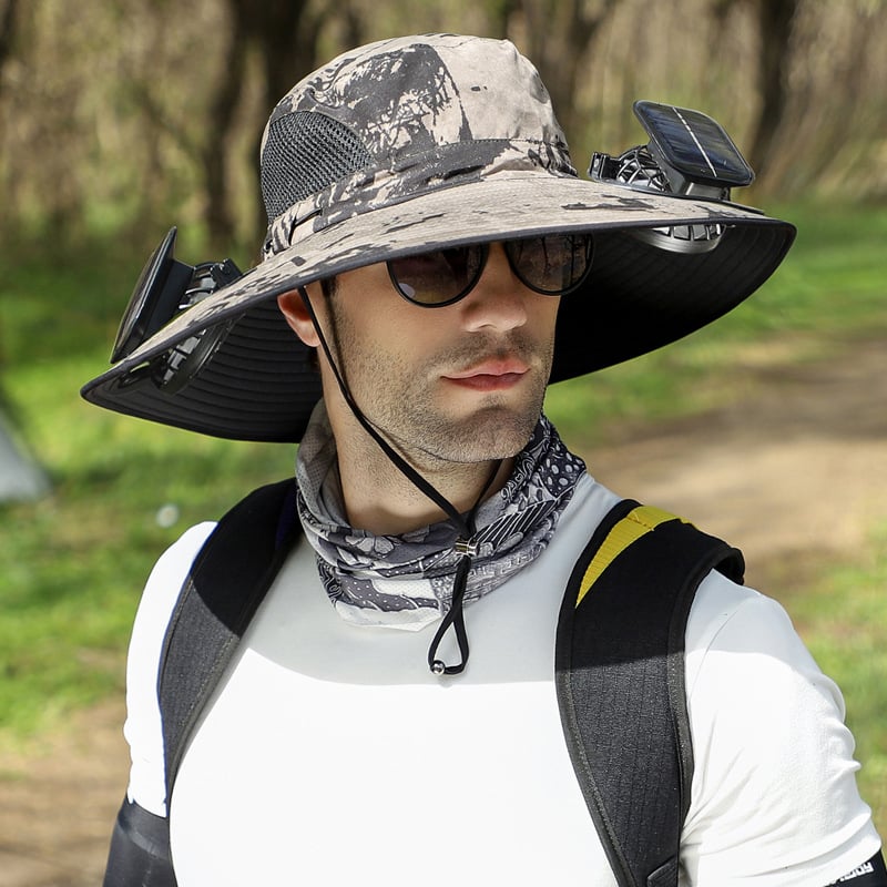 Solar Fan Hat - Unisex Outdoor Fishing