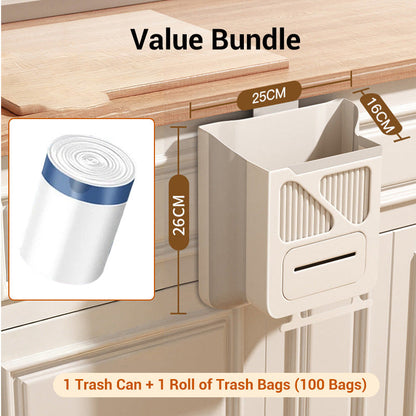 Foldable Hanging Kitchen Trash Can