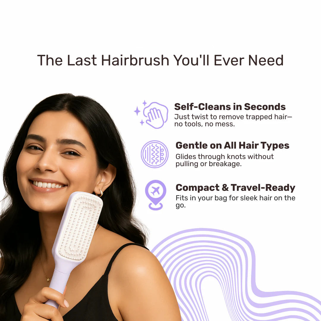 QuickClean Hair Brush