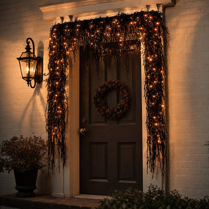 Lighted Creepy Vine Garland