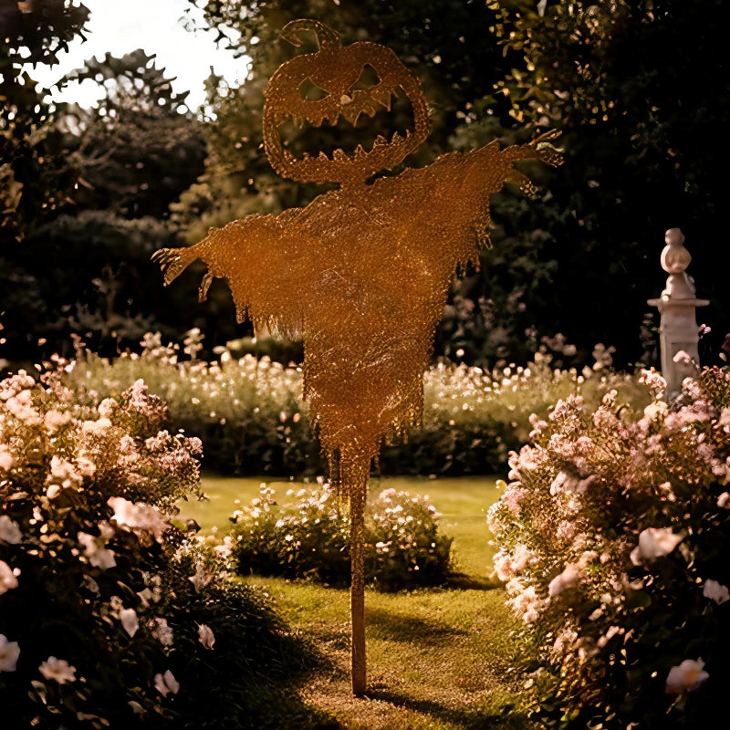 Pumpkin Scarecrow Silhouette