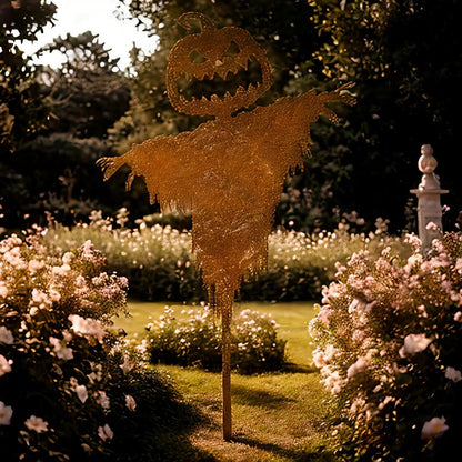 Pumpkin Scarecrow Silhouette