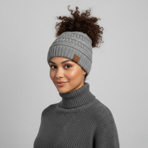 TopSlip Ponytail Beanie