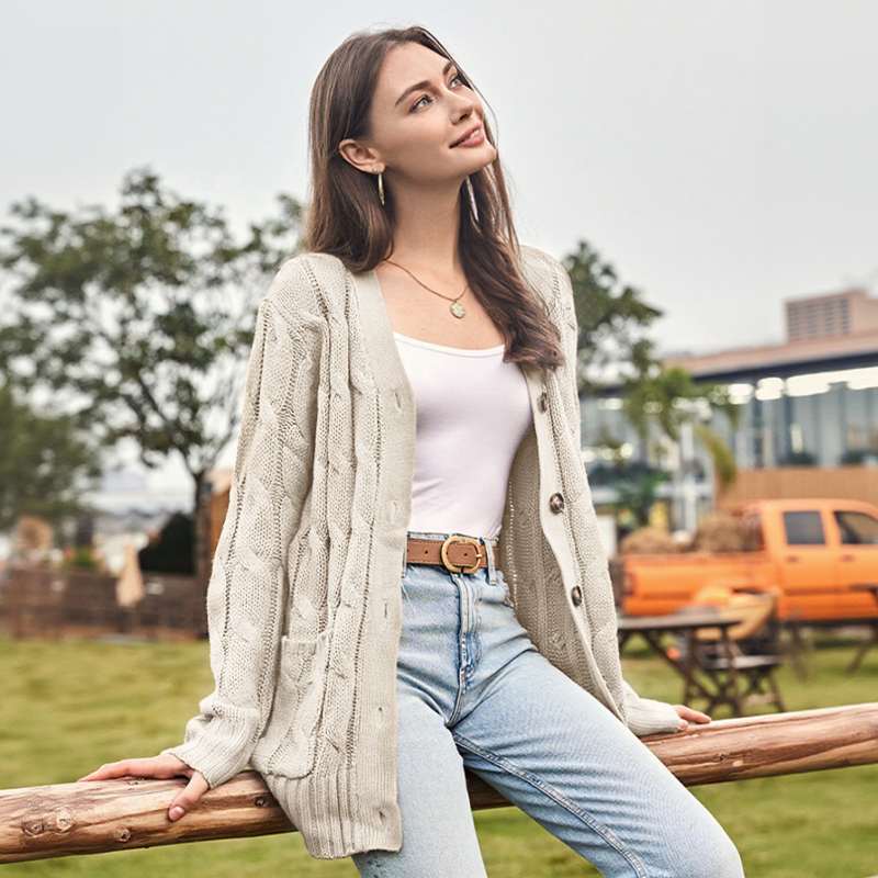 TwistTexture Knitted Sweater