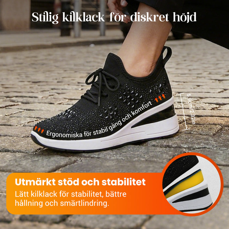 Stylish Breathable Strass Sneakers