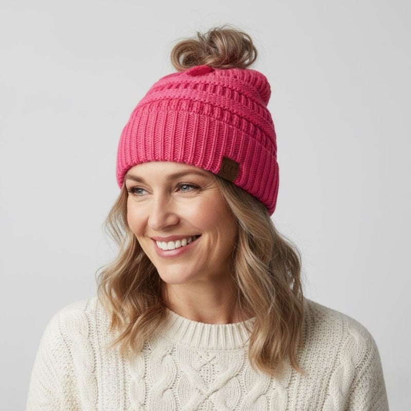 TopSlip Ponytail Beanie