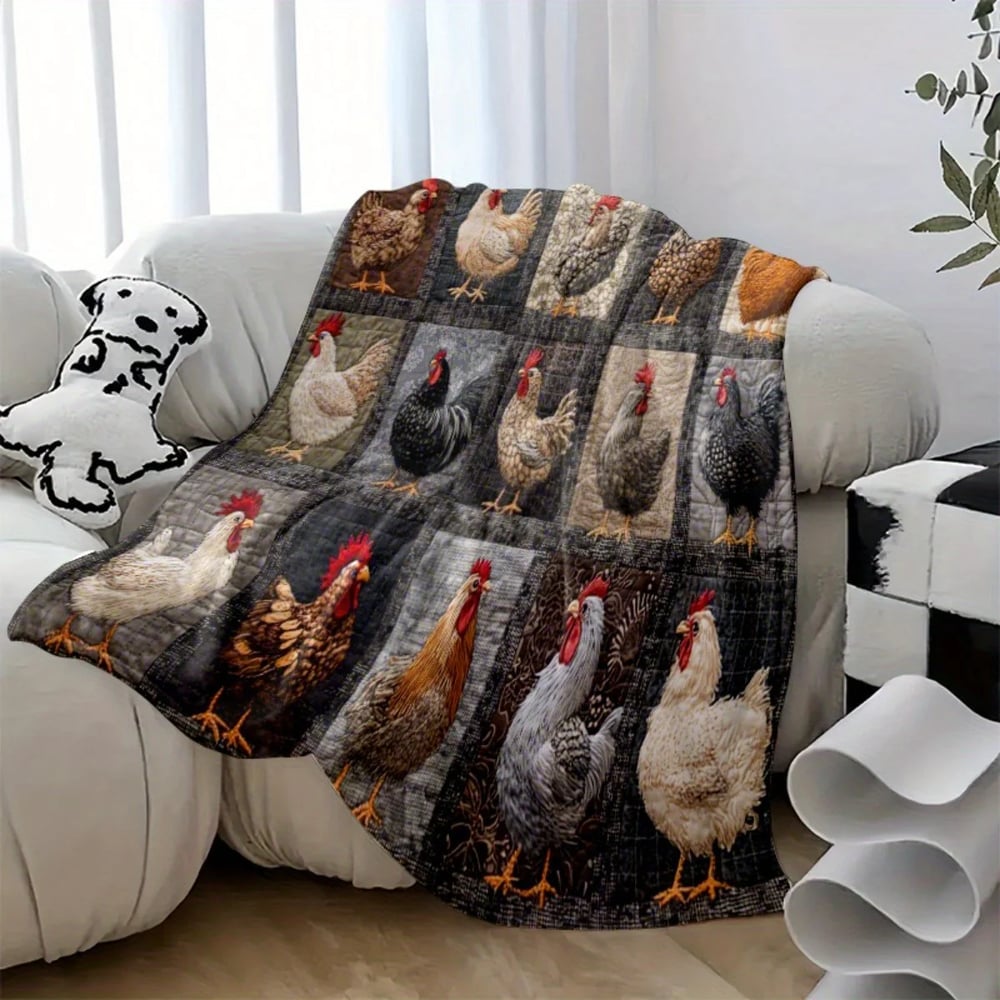 CozyCluck Patchwork Blanket