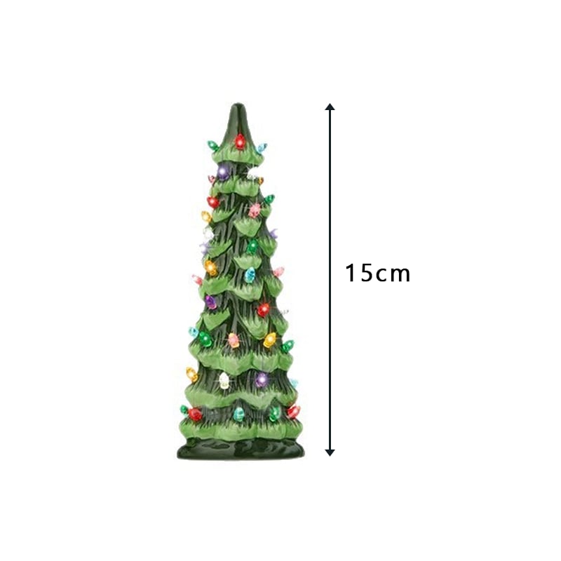 JollyNostalgia Hand-Painted Christmas Trees