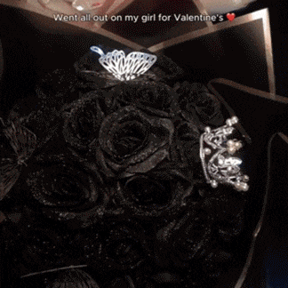 Starlight Rose Glitter Bouquet