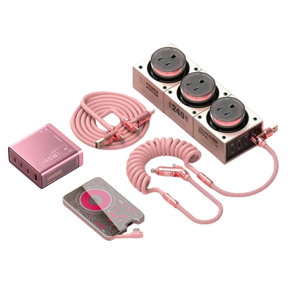 PowerForge 7-in-1 GaN Charging Hub (240W USB-C + AC Power)