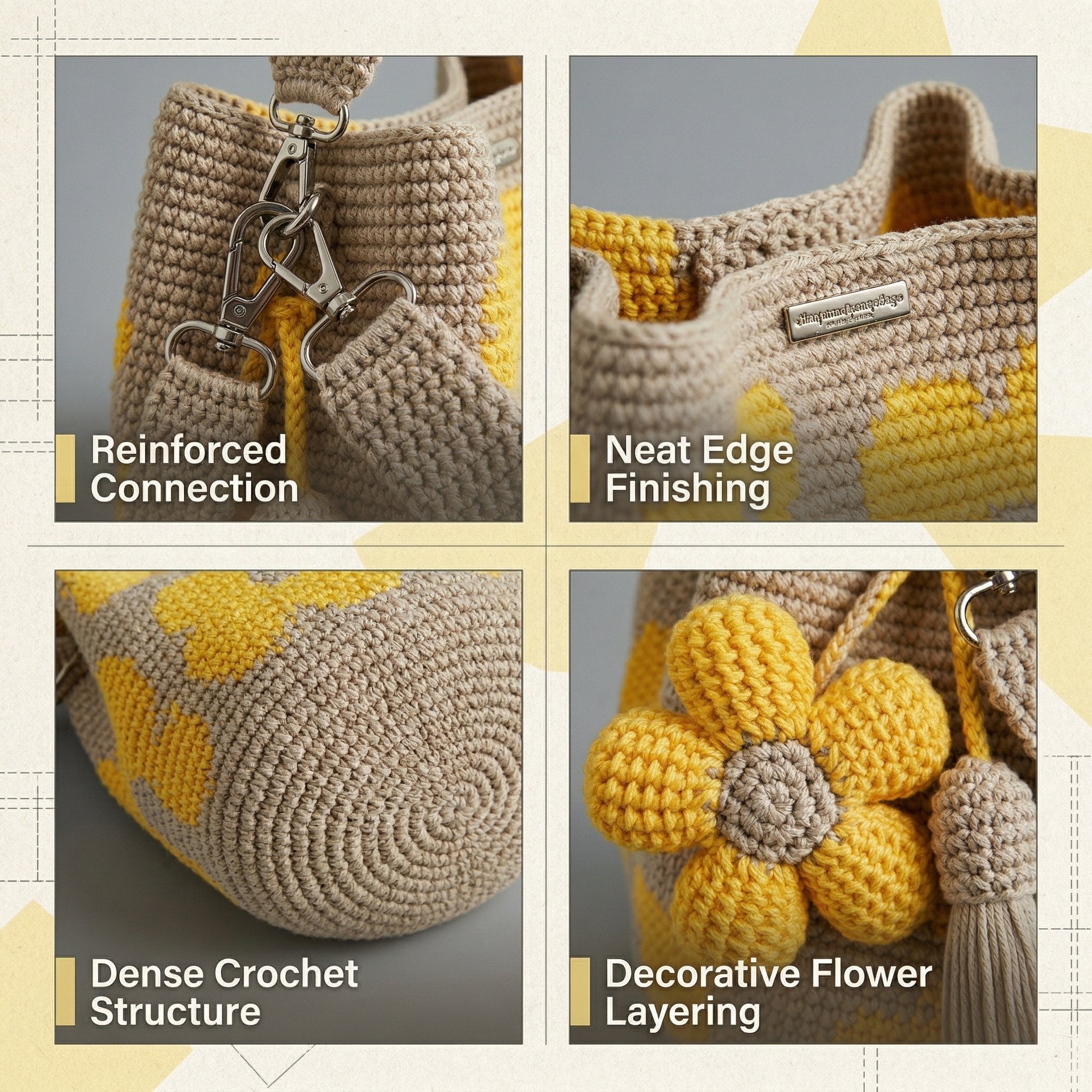 Blossom™ Crochet Tote Bag