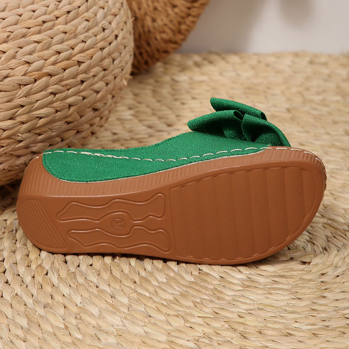 Women's Peep-Toe Wedge Slide Sandals