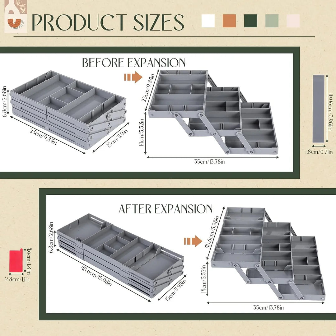 Multi-Level Drawer Organizer