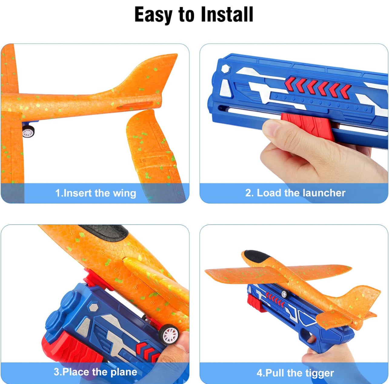 SkyLaunch LED Airplane Launcher Set