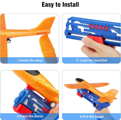 SkyLaunch LED Airplane Launcher Set