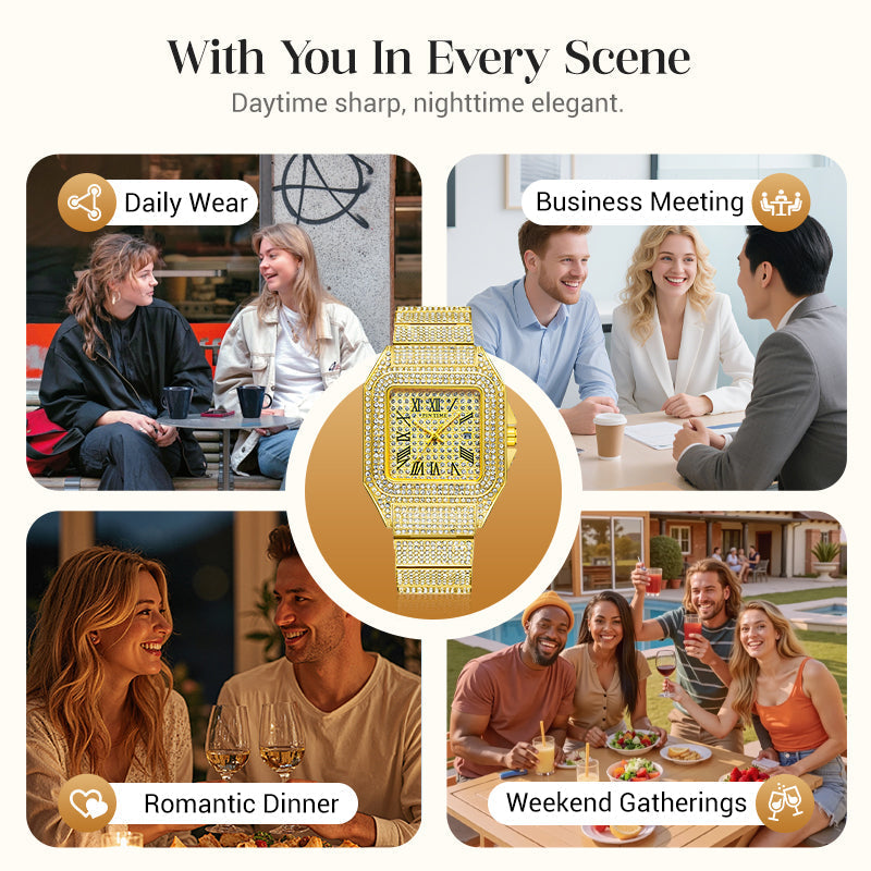 Luxury Rhinestone Watch