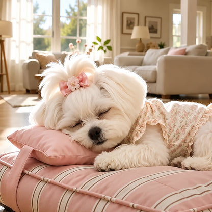 Personalized Pet Bed with Pillow