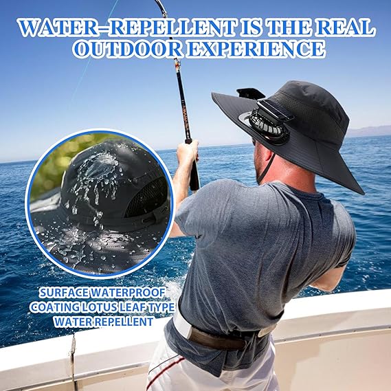 Solar Fan Hat - Unisex Outdoor Fishing