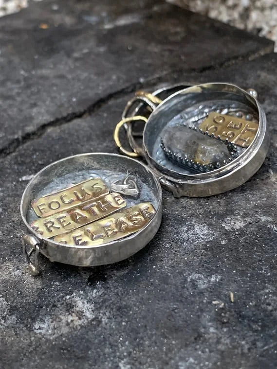 Celestial Roots Silver Locket