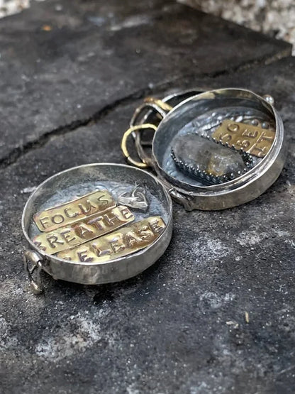 Celestial Roots Silver Locket