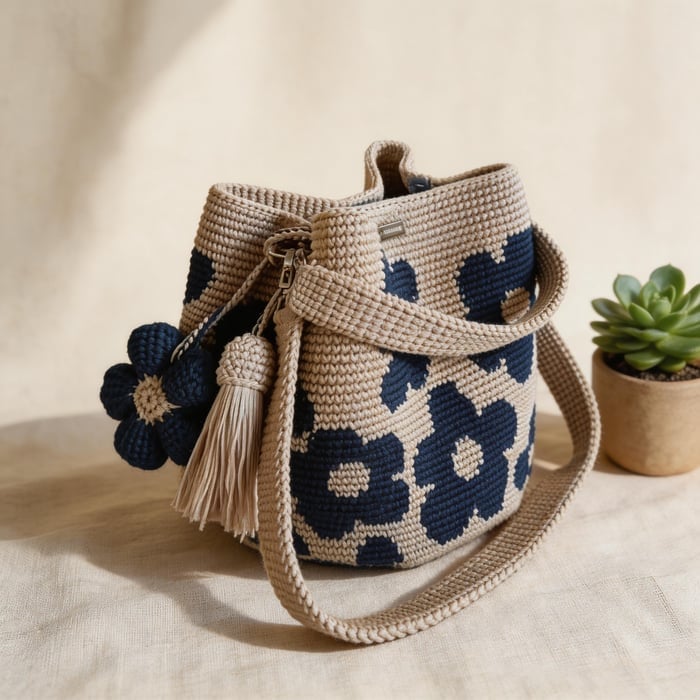 Blossom™ Crochet Tote Bag