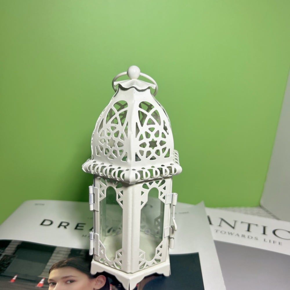 ColorGleam Retro Moroccan Lantern