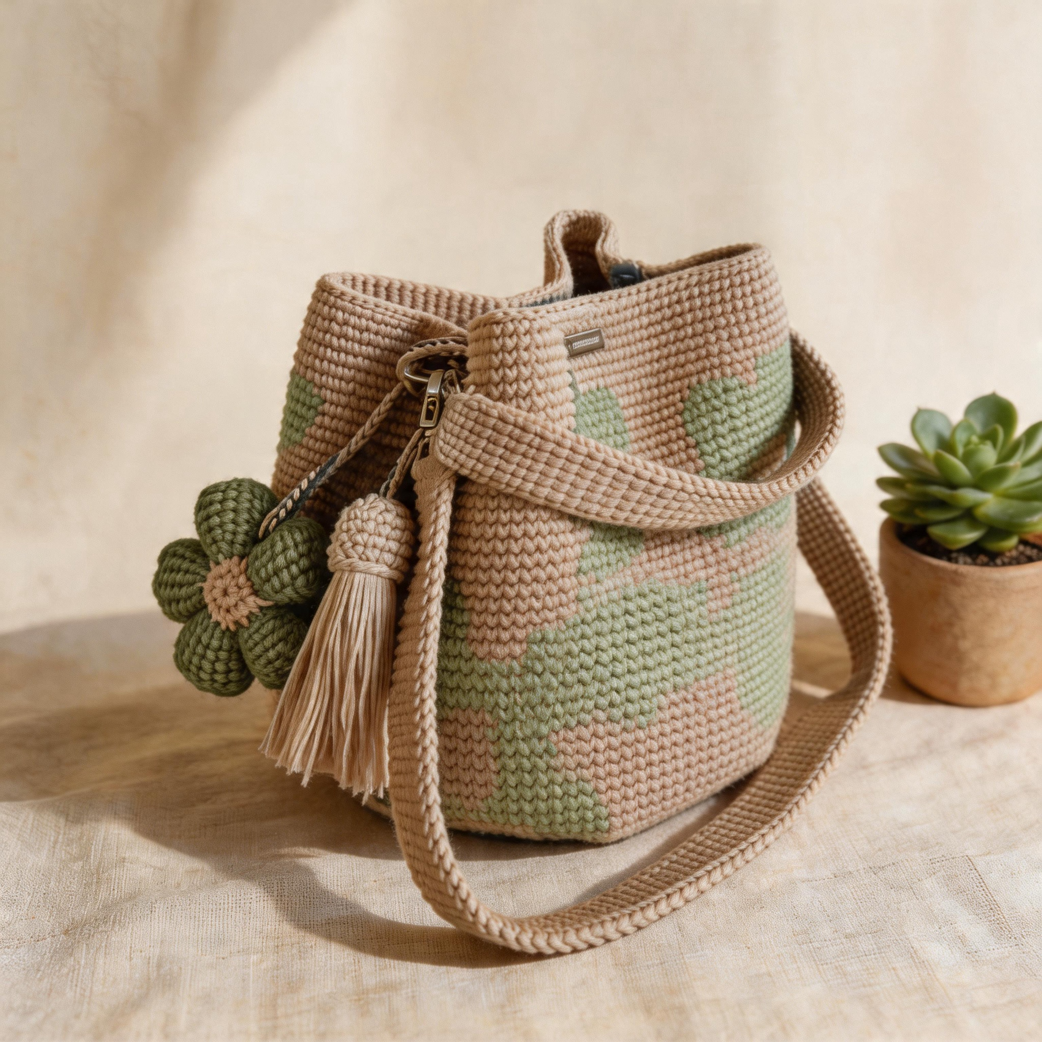 Blossom™ Crochet Tote Bag