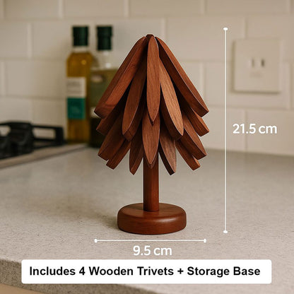 TreeFold Wooden Trivet
