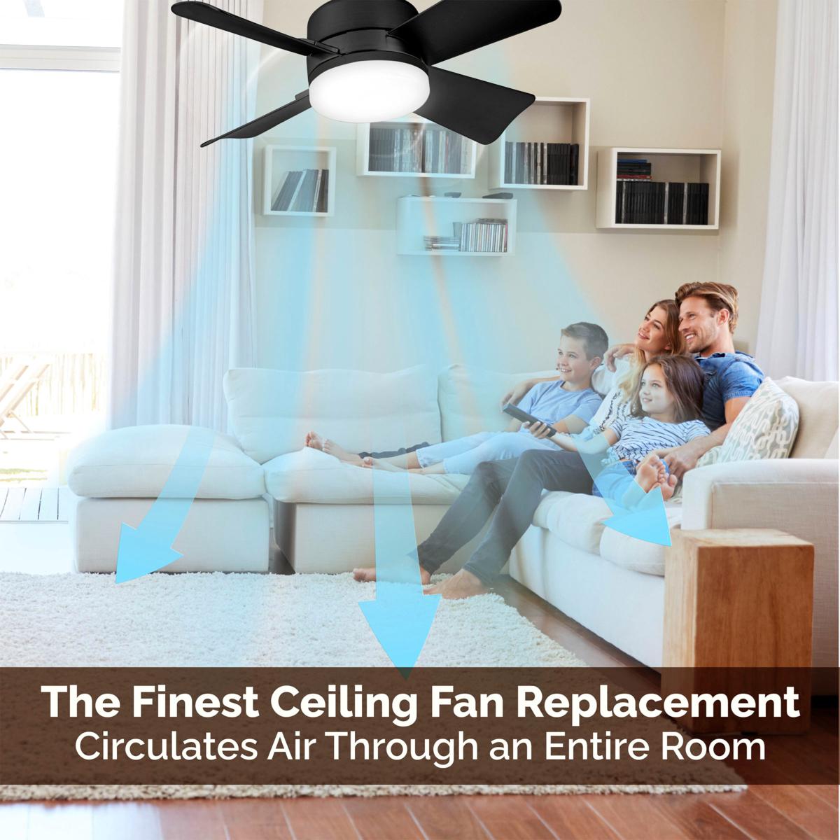LED Ceiling Fan Light with Remote