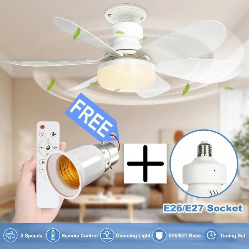 LED Ceiling Fan Light with Remote