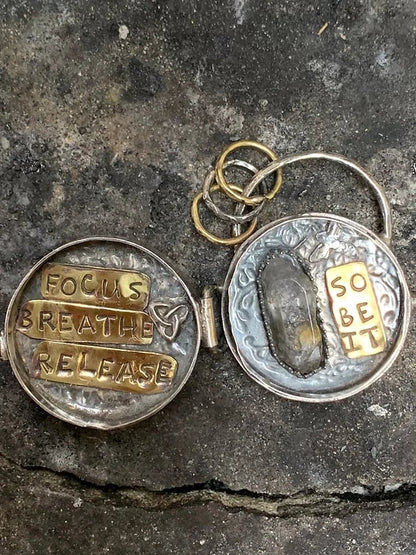 Celestial Roots Silver Locket