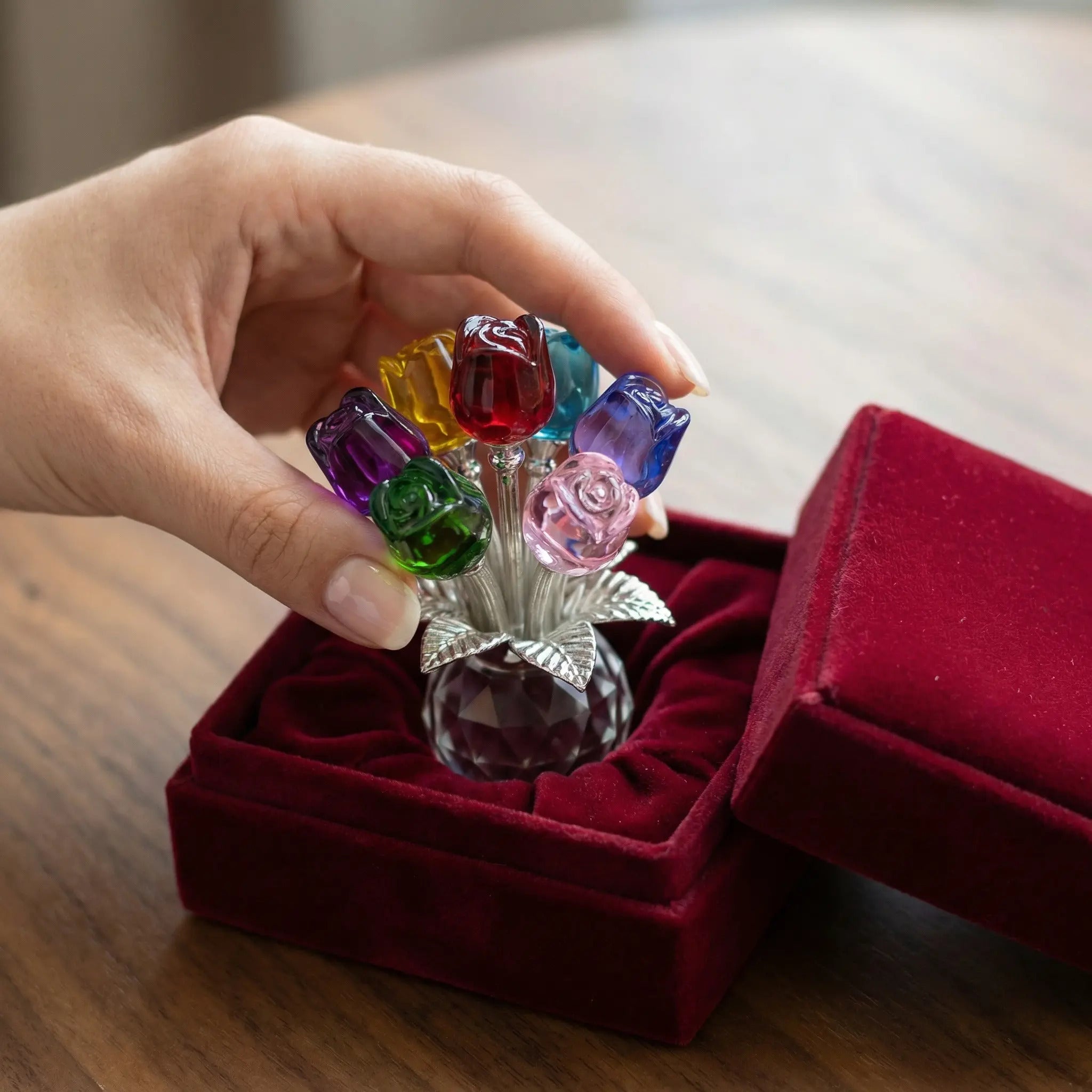 CrystalBloom Forever Rose
